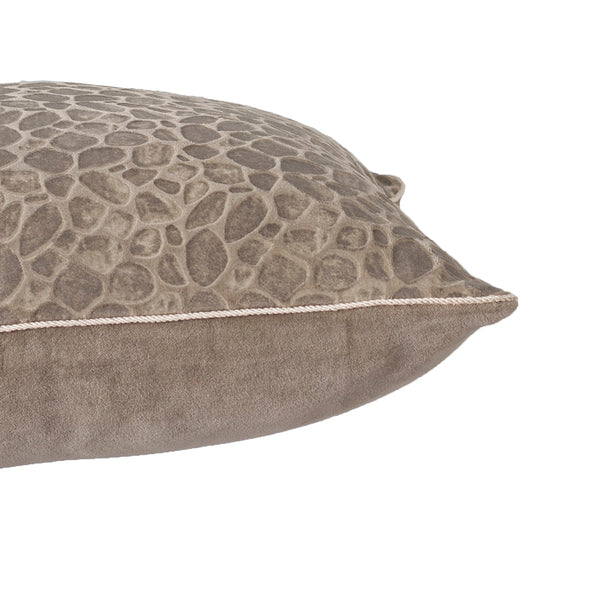 Vintage Transparent Foile Print Ore-Rerun Cushion Cover Neutral