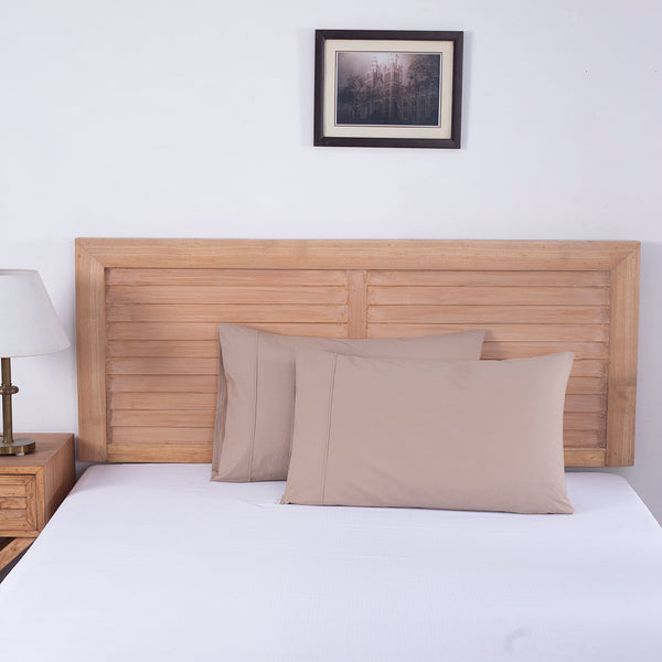 Slumber Solid 2PC Pillow Case Set Saxsony Blue