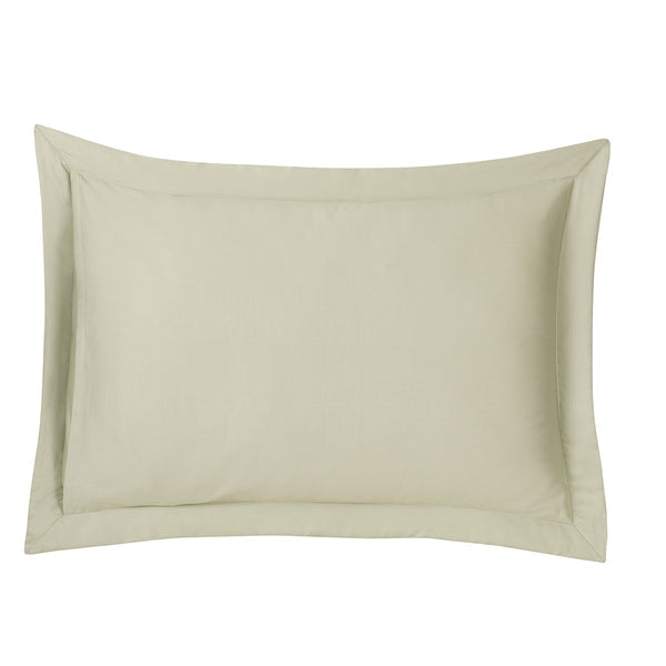 Tranquil Essence Lawn Leaflet Quilted Green 2 PC Pillow Sham Set