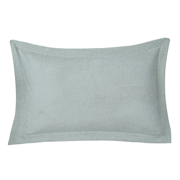 Tranquil Essence Burb Slub Green 2 PC Pillow Sham Set
