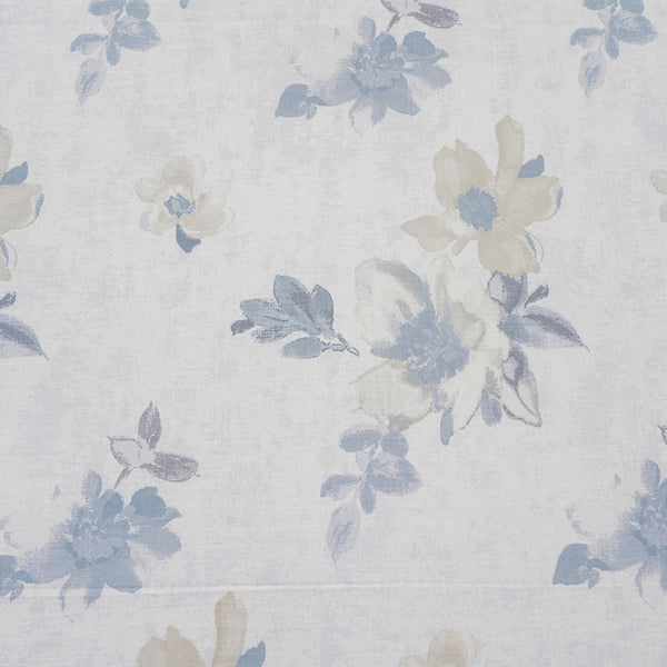 Optimist Bloom 300 TC Everly 100% Cotton Printed Fitted Sheet With Pillow Cover