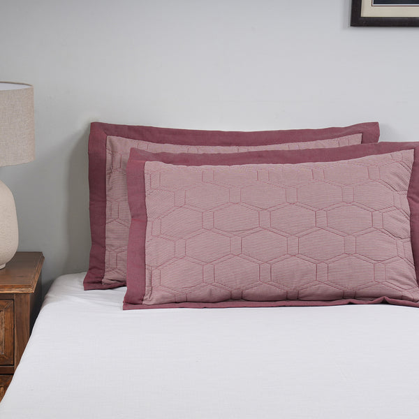 Pin Stripe Made With Egyption Cotton Ultra Soft Green Pillow Sham Set