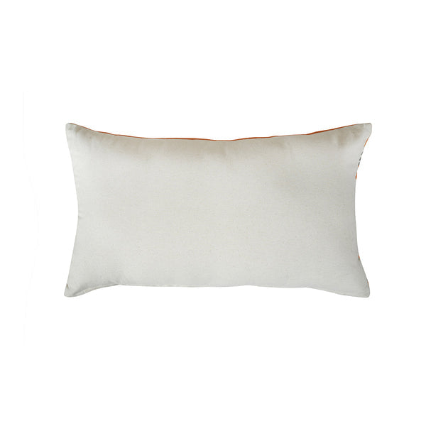 Whimsy Nature Tump Fade Woven/Digital Printed 100% Linen Rust Cushion Cover