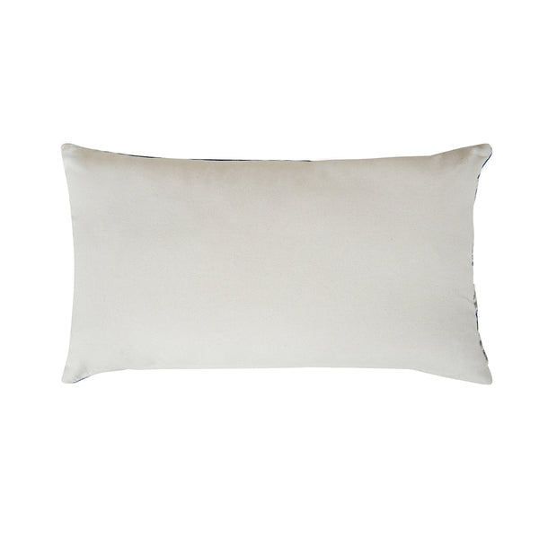 Whimsy Nature Tump Fade Woven/Digital Printed 100% Linen Blue Cushion Cover