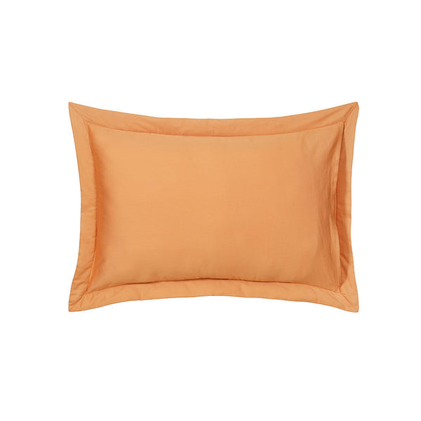 Whimsy Nature Brush Strokes Pillow Sham Set Rust