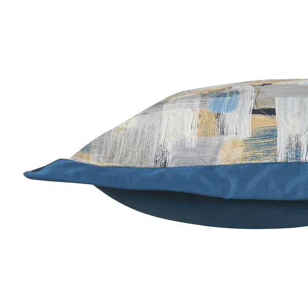 Whimsy Nature Brush Strokes Pillow Sham Set Blue