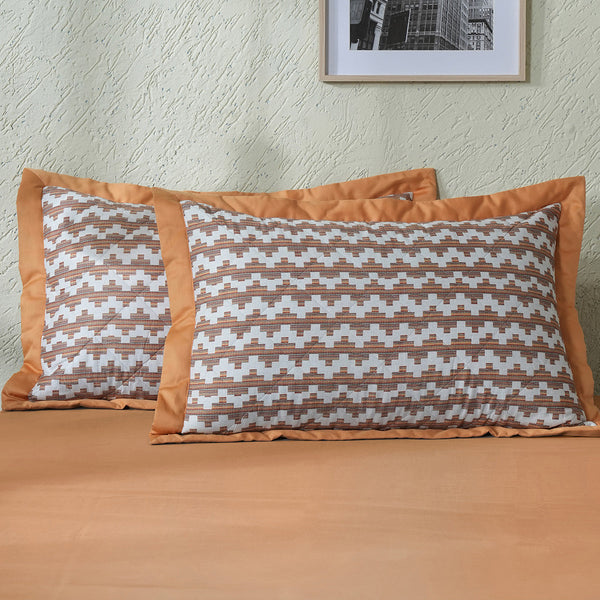 Whimsy Nature Twisty Melange Pillow Sham Set Blue