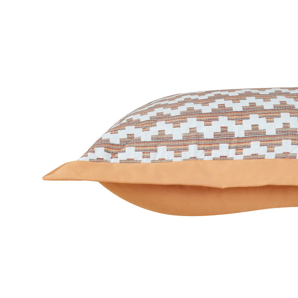 Whimsy Nature Twisty Melange Pillow Sham Set Rust