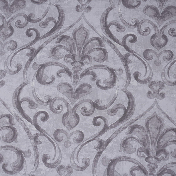 PBS Vintage Chic Dawson 100% Cotton Duvet Cover With Pillow Case Grey