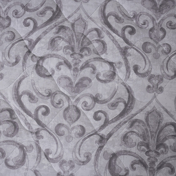 PBS Vintage Chic Dawson Quilt/Quilted Bed Cover Grey