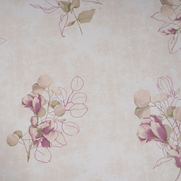 Sensory Bloom Everbloom 100% Cotton Peach Fitted Sheet with Pillow Case