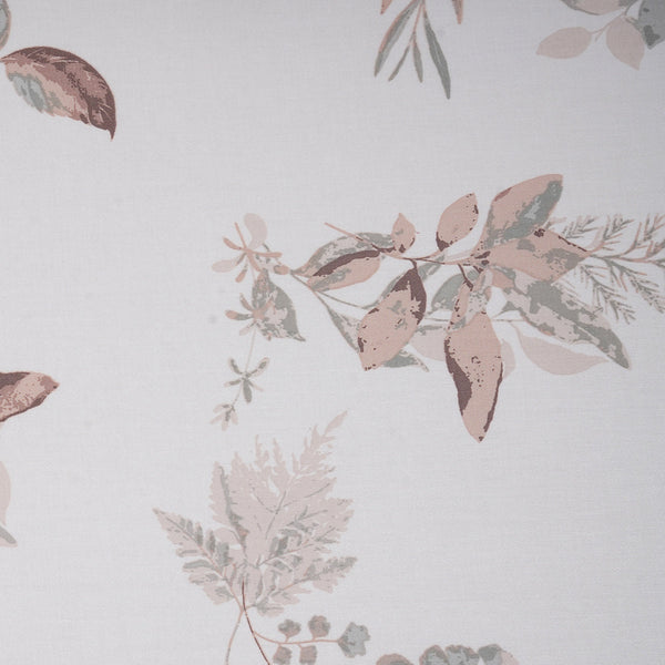 Sensory Bloom Edenia 100% Cotton Brown Fitted Sheet with Pillow Case