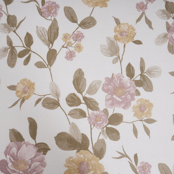 Sensory Bloom Blossom Meadow 100% Cotton Pink Fitted Sheet with Pillow Case