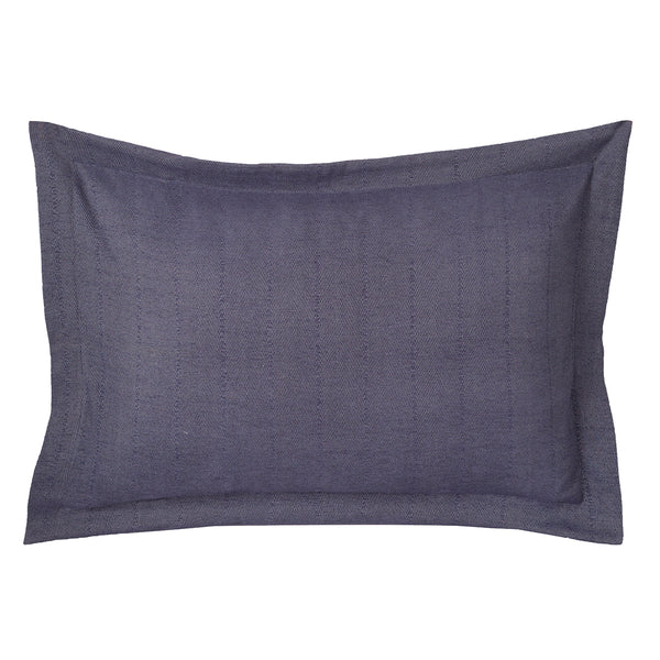 Nouveau Tradition Zigwine Blue Pillow Sham Set
