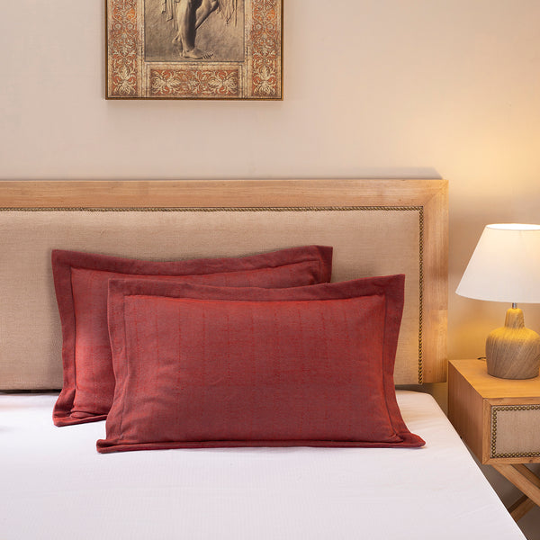 Nouveau Tradition Zigwine Blue Pillow Sham Set