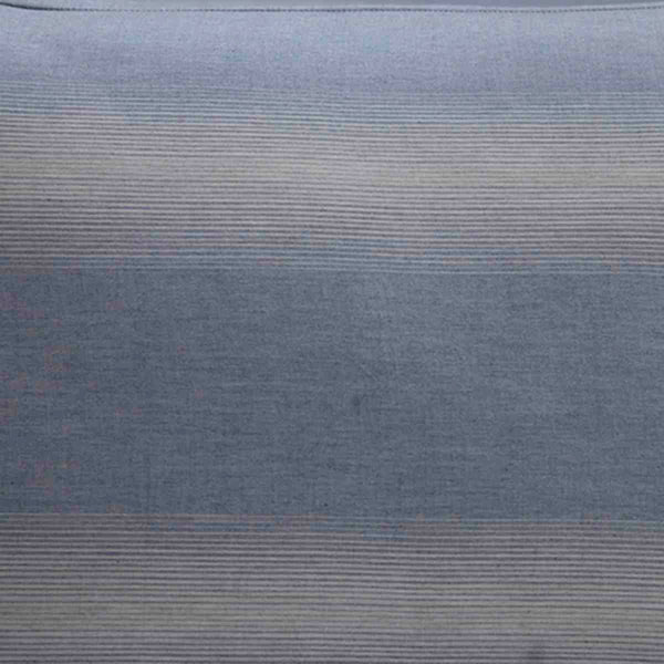 Rhythmic Stripe Reversible Made With Egyptian Cotton Ultra Soft Classic Blue/Grey Marble Duvet Cover with Pillow Case