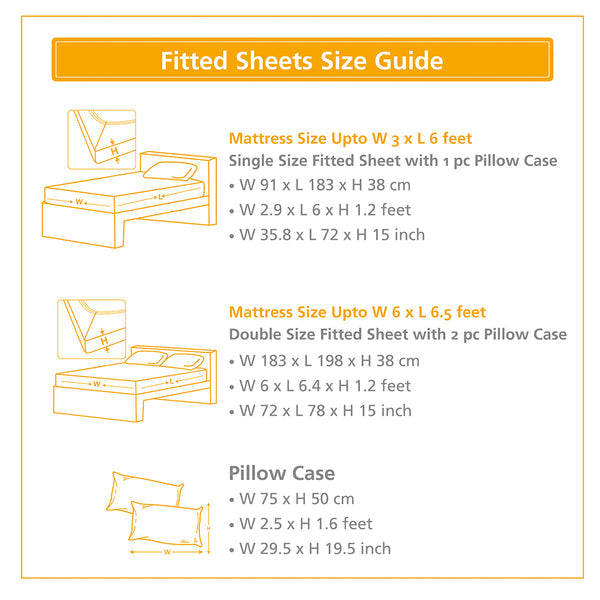 Sensory Bloom Granada 100% Cotton Red Fitted Sheet with Pillow Case