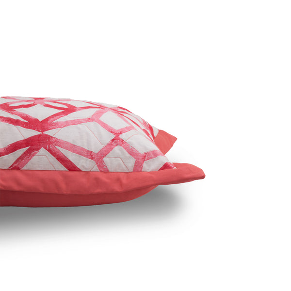 Stained Mosaic Quilted 2PC Pillow Sham Set