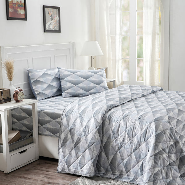 Royal Botanic Emerson 4PC Quilt/Quilted Bed Cover Set