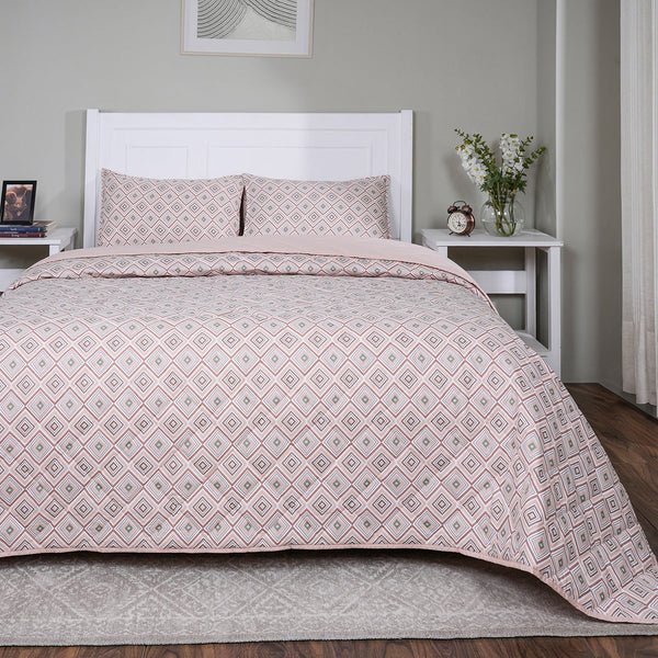 Sensory Bloom Jude 4 pcs Peach Quilt Set