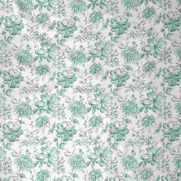 Regency Alicia Printed 210TC 100 %Cotton Blue Bed Sheet with Pillow Case