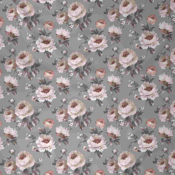 Regency Bouquet Printed 210TC 100 %Cotton Pink Bed Sheet with Pillow Case