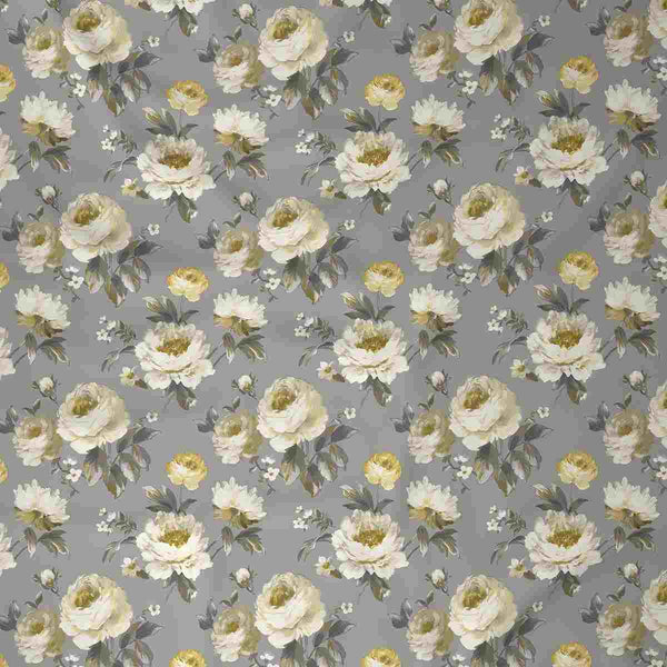 Regency Bouquet Printed 210TC 100 %Cotton Yellow Bed Sheet with Pillow Case