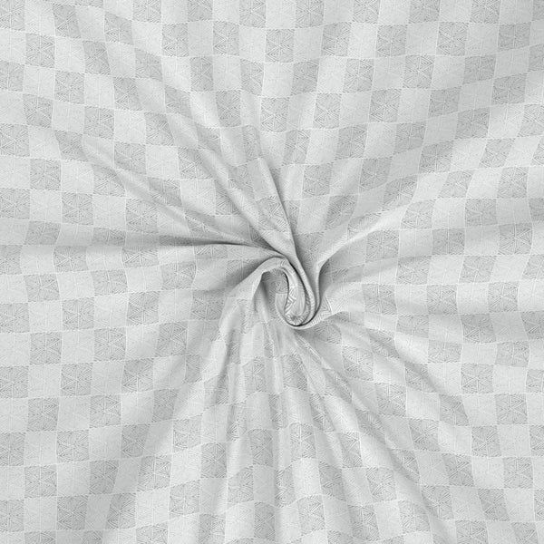 Regency Juliana Printed 144TC 100 %Cotton Grey Bed Sheet