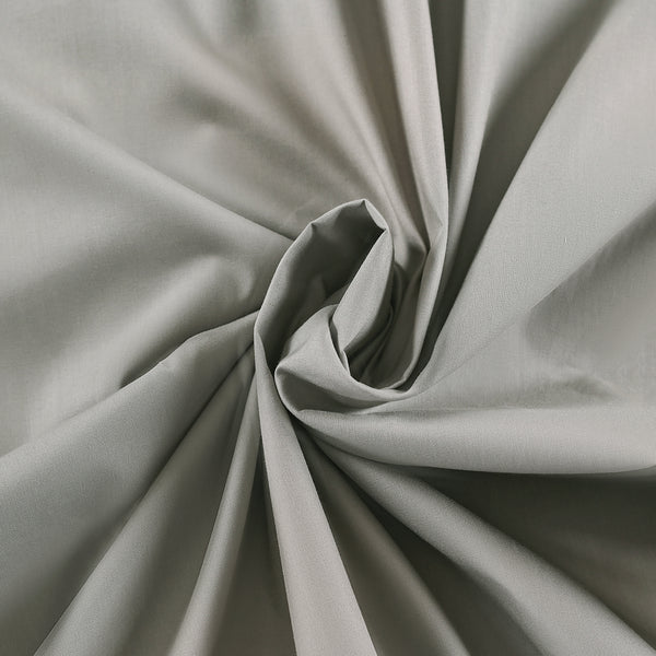 Slumber Plain Easy Care Percale 100% Cotton Wild Dove Crisp Bed Sheet with Pillow Case