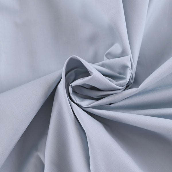 Slumber Plain Easy Care Percale 100% Cotton Winter Sky Crisp Bed Sheet with Pillow Case