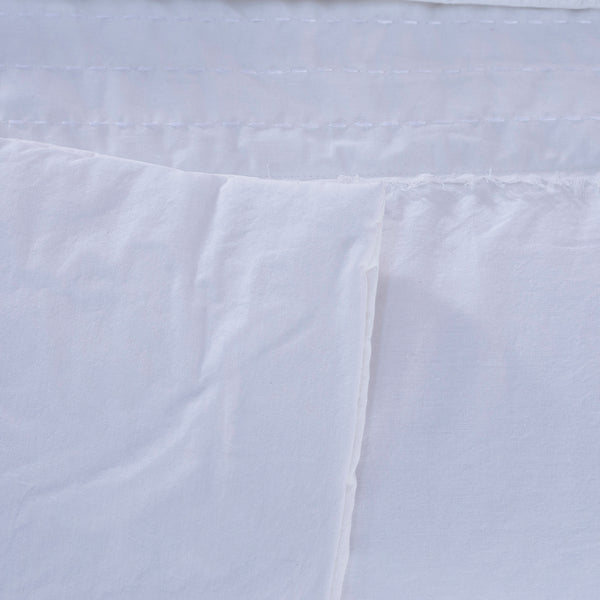 Rurban Divine Stitch Sorbet Summer AC Quilt/Quilted Bed Cover/Comforter White