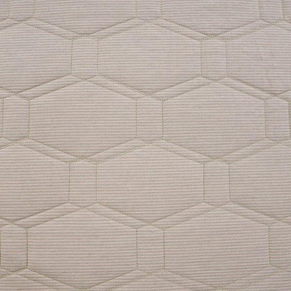 Pin Stripe 100% Natural Cotton Filling Light Weight Winter Quilt / Quilted Bed Cover Green