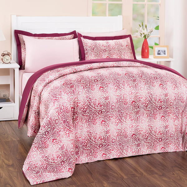 Folklore Transition Ombre Bonanza 100%Cotton Print Duvet Cover with Pillow Case