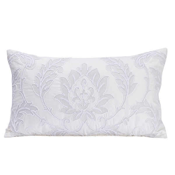 Nostalgic Attire Fancy Finest Beige Embroidered Cushion Cover