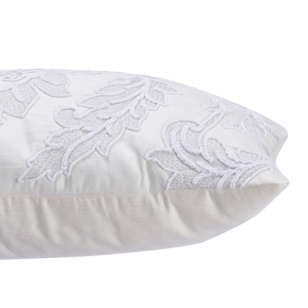 Nostalgic Attire Fancy Finest Beige Embroidered Cushion Cover
