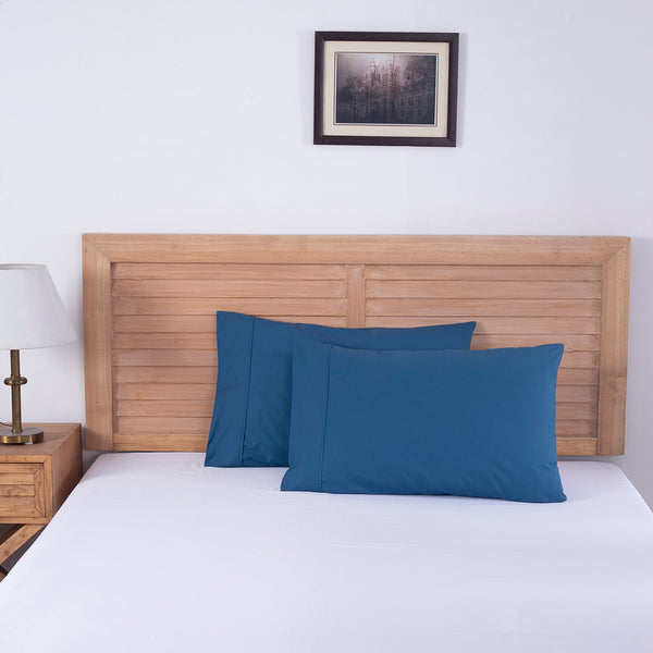 Slumber Solid 2PC Pillow Case Set