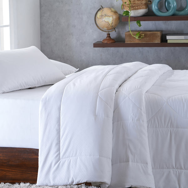 Essentials Ravel Solid White 1PC Duvet
