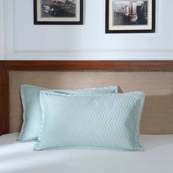 Colorart Penelope Quilted Pillow Sham Set of 2 Plein Air