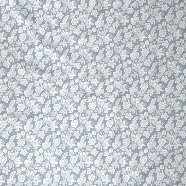 Eclectic Garden Cordelia 100%Cotton Printed Fitted Sheet With Pillow Case