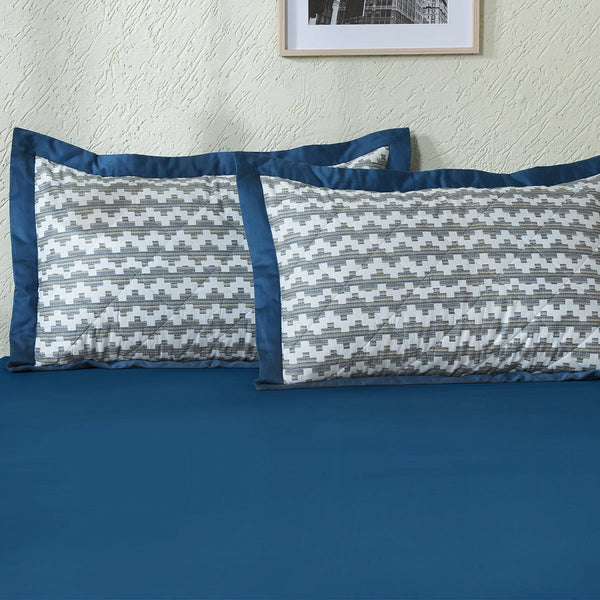 Whimsy Nature Twisty Melange Pillow Sham Set Rust
