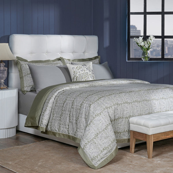 Classical Impression Folkloric 100% Cotton 8pcs Duvet Cover Set Rust