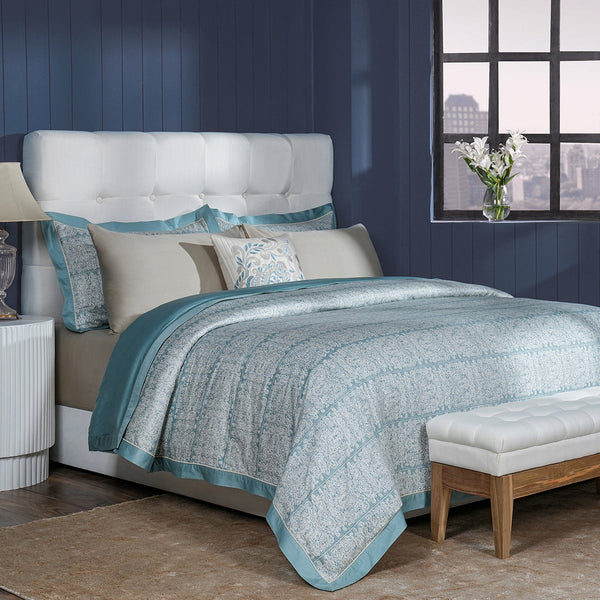 Classical Impression Folkloric 100% Cotton 8pcs Duvet Cover Set Rust