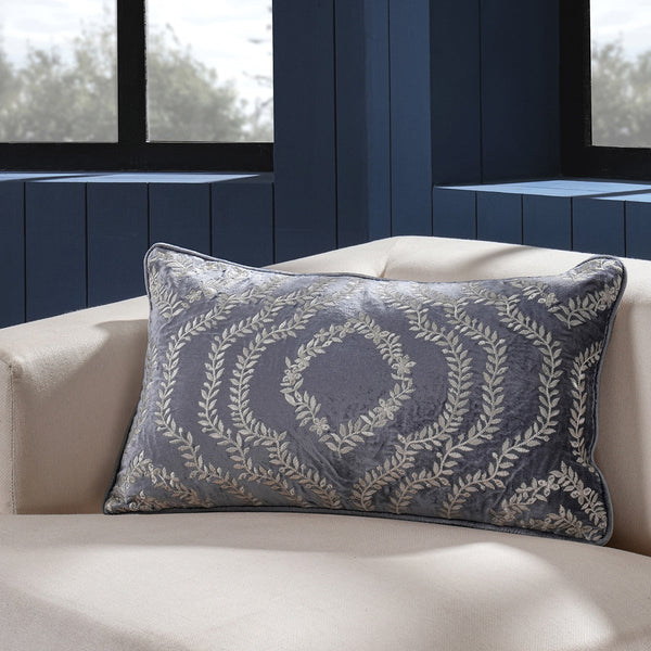 Classical Impression Ingrid Damask 100% Cotton Cushion Cover Brown