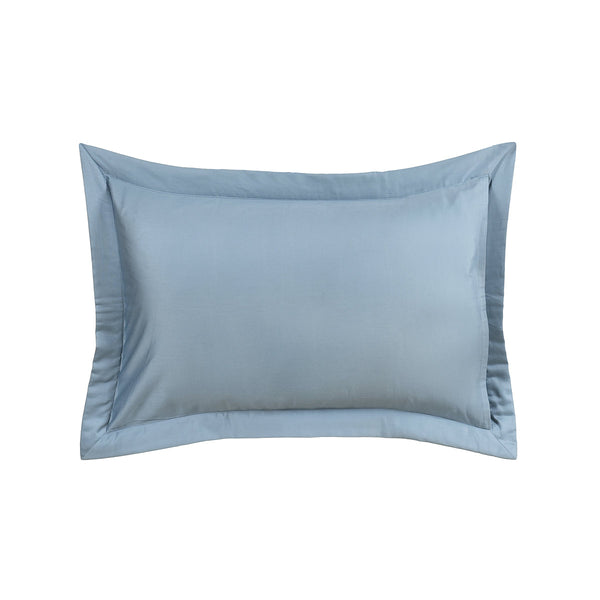Classical Impression Ornamental Fabric-100% Cotton, Filling-100% Polyester Pillow Sham Set Blue