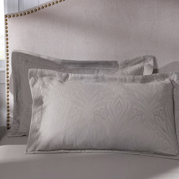 Classical Ornate Acorus Bliss Pillow Sham Set Aqua