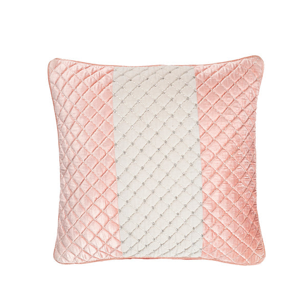 Exotic Heritage Diamond Knot Hand Crafted Turquoise Cushion Cover