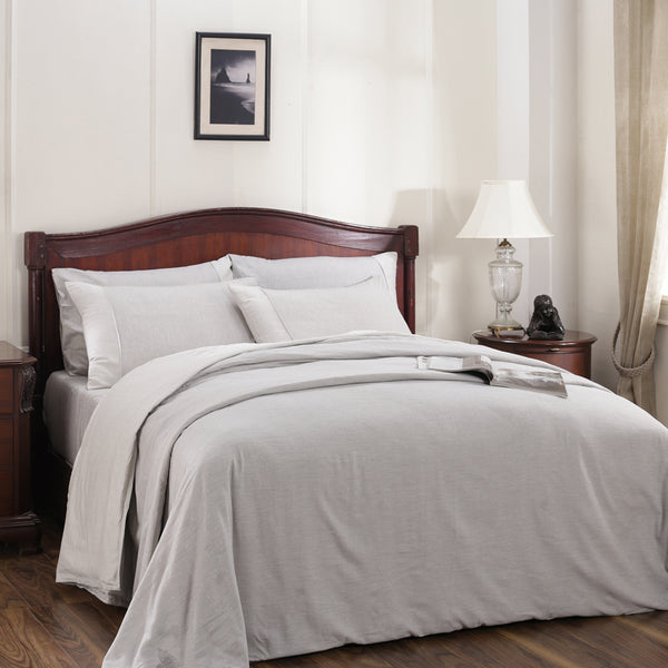 Muted Dot Reversible Made With Egyptian Cotton Ultra Soft Blue Duvet Cover with Pillow Case