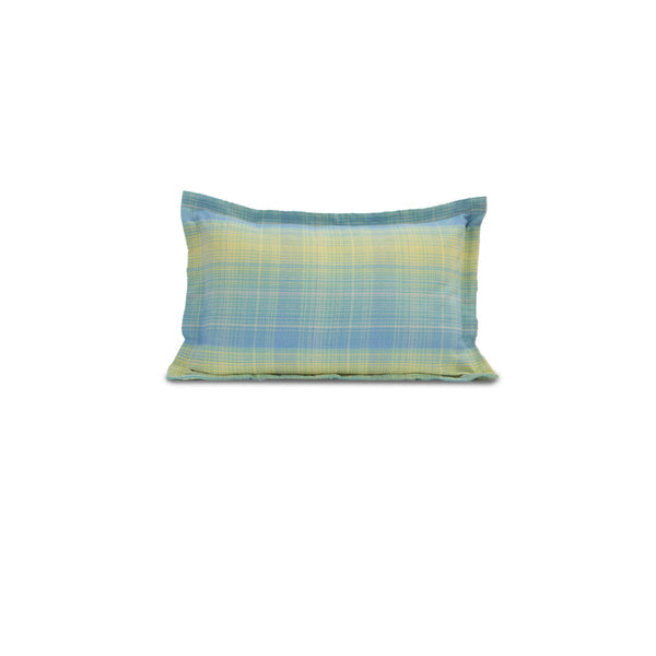Matte Weave Plaid Woven 2PC Pillow Sham Set