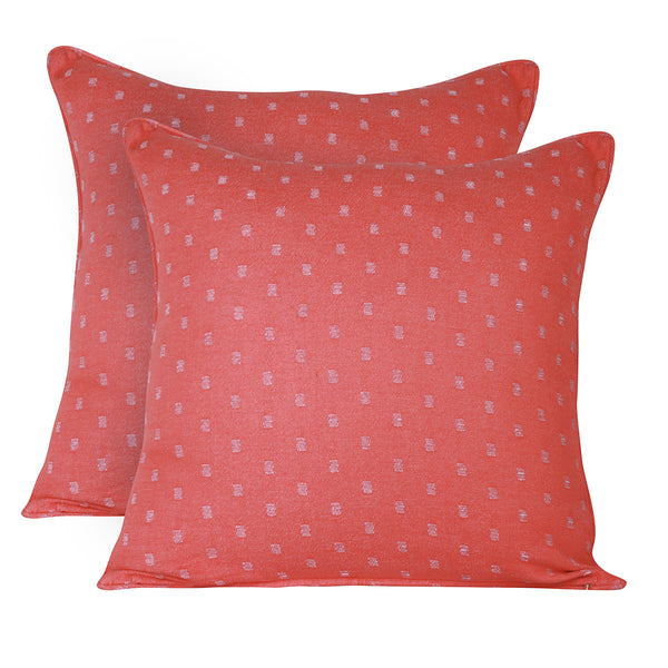 Plain Board Woven 2PC Pillow Case Euro Set