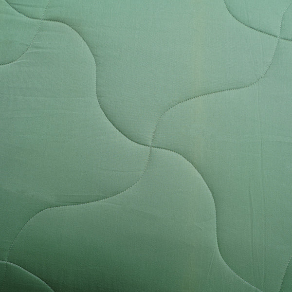 Vincent Reversible Basil/Mosaic Blue Quilt/Quilted Bed Cover Set